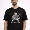 Cat Rockstar Graphic T-shirt