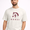 Hourse Face Graphic T-shirt