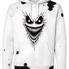 White Horror Face Hoodie – Scary Graphic Streetwear