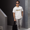 Never Back Down Typography Graphic T-shirt