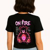 On Fire Teddy Graphic T-shirt