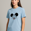 Women Winking Mouse Graphic T-shirt